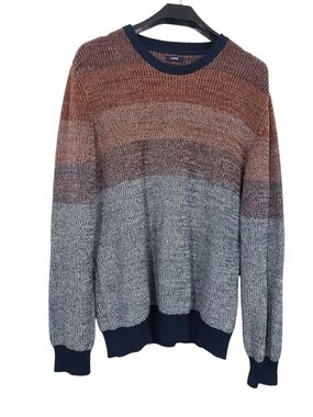 American Rag  Men's Ombre Colorblock Knit Crewneck Sweater Size Large